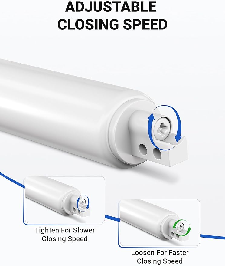 EVOULTES Storm Door Closer, Pneumatic Screen Door Closer - Image 6