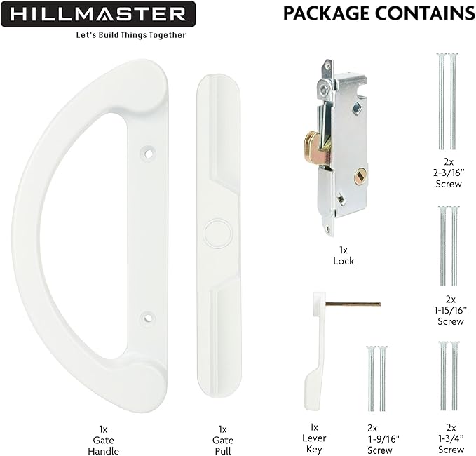 HILLMASTER Patio Door Handle Set - Image 5
