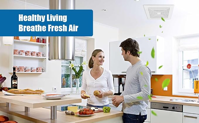 (2-Pack 12" BP90 Spring Bathroom Exhaust Fan Cover 12-1/4" x12" Vent Cover - Image 8