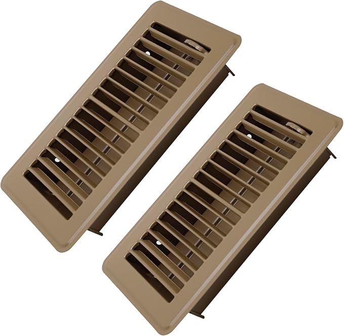 Howeall 4" x 8" Floor Register 2 Pack by Howeall