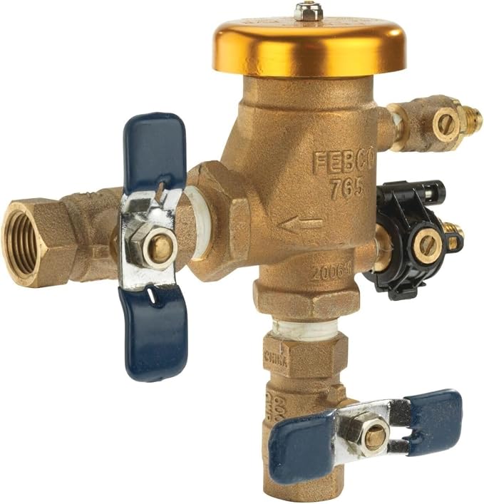 Febco 765 Series 1/2" Bronze Pressure Vacuum Breaker Backflow Preventer - Image 3