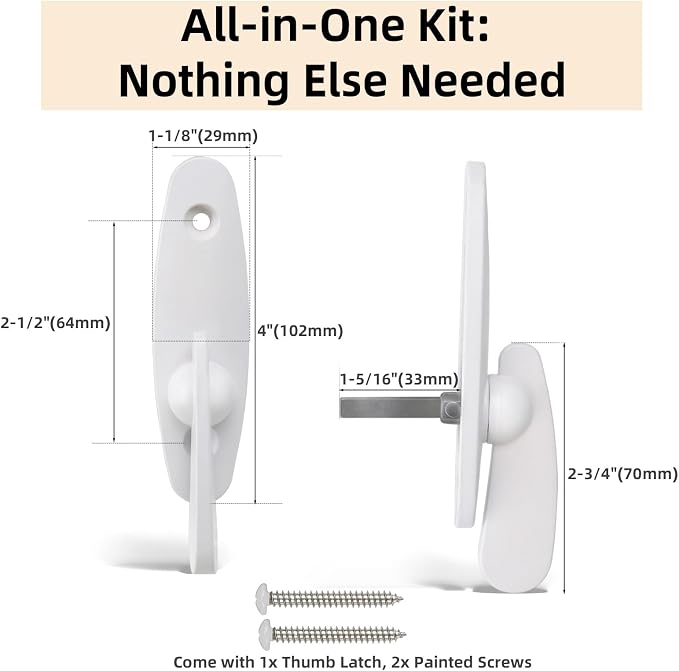 Sliding Door Lock Replacement for Andersen, 10-Years Durable Tribeca Style - Image 7