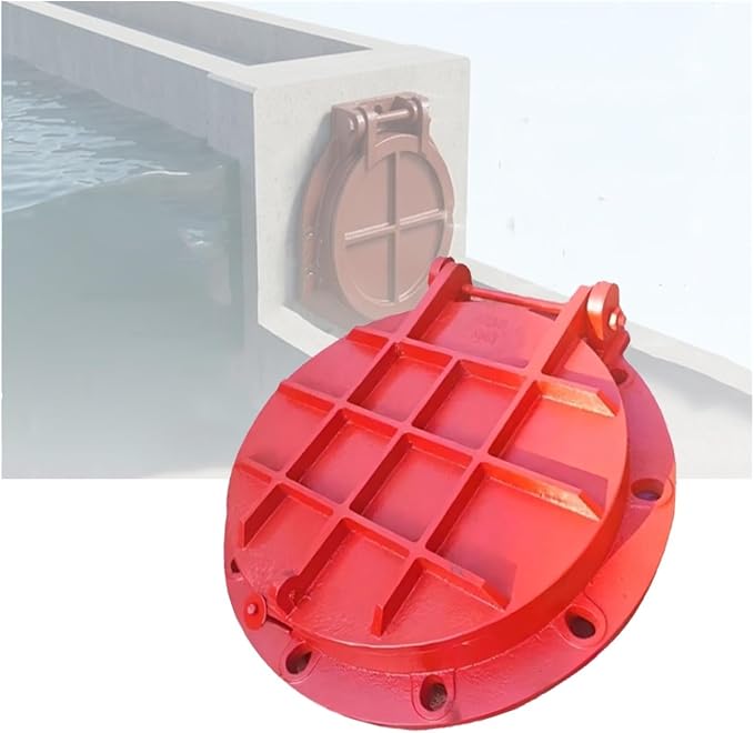 Heavy Duty Drain Check Valve Flange Flap Gate | Grivity Closure System | by XILYZMO