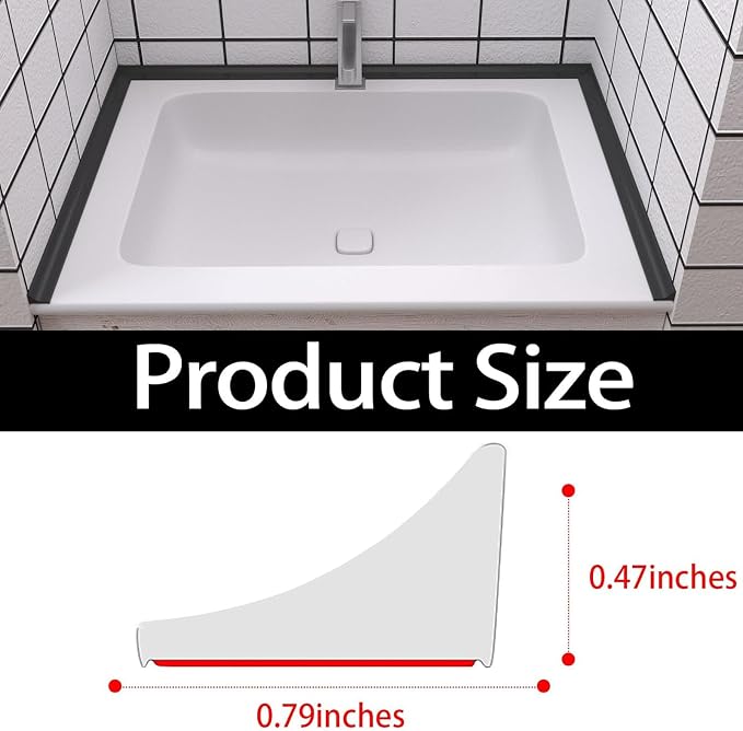 Raycity Silicone Shower Threshold Water Dam Barrier, 67 Inch, Shower Water - Image 2