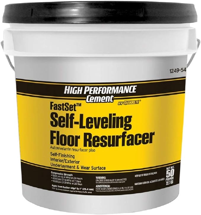 Quikrete FastSet Gray Self-Leveling Floor Resurfacer 50 lb by Quikrete