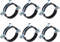 uxcell 6 Pcs Split Ring Pipe Hanger, 75mm/3inch Adjustable Pipe Bracket Clamp by uxcell