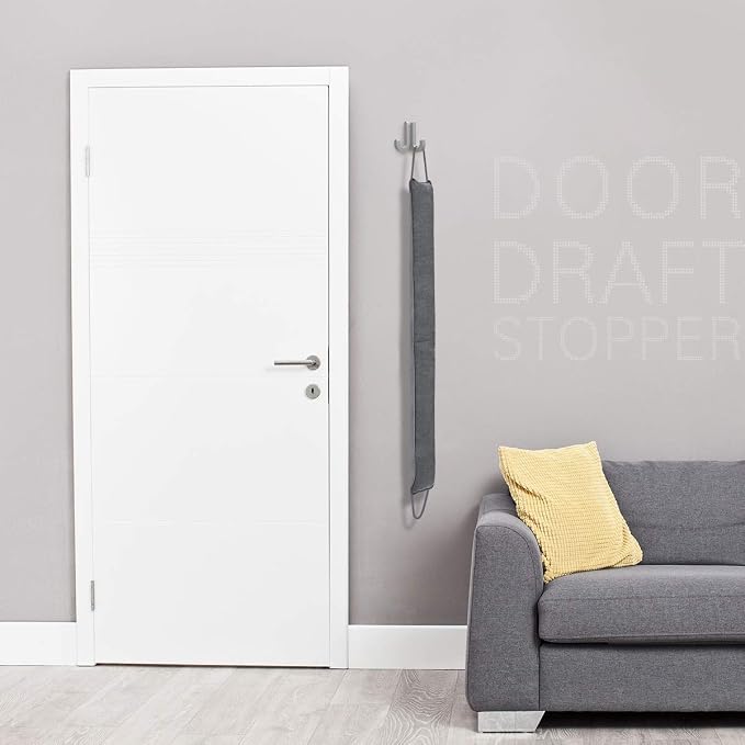 Door Draft Stopper, 32 Inch Weighted Under Door Noise Cold Air Blocker - Image 7