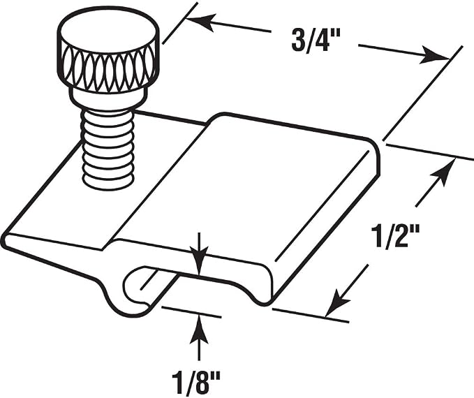 Prime-Line PL 7957 3/4 in. Storm Door Panel Clips - Image 2