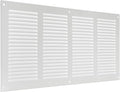 16 x 8 Inch White Galvanized Steel Return Air Register Vent Cover, AC Vent Cover by ECOPROVENT