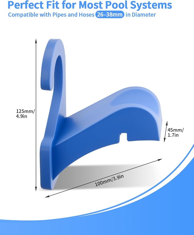 2 PCS Swimming Pool Pipe Holders, Above Ground Pool Accessories - Image 2