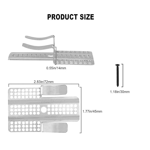 20 Pack Drywall Repair Clips, Easy Drywall Repair Kit, Stainless Steel Wall - Image 7