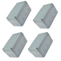 Nineleaf 4 PK ABS Plastic Dustproof Waterproof IP66 Junction Box Outdoor by NineLeaf