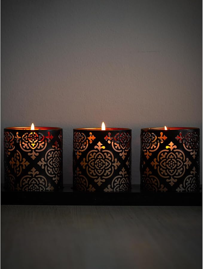 3x3 Pillar Candle Set of 3 - Image 4
