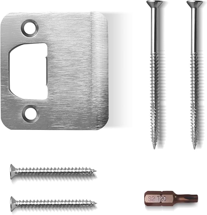 Extended Strike Plate 2" x 2-1/4", Heavy Duty Version | by MOSECYOU