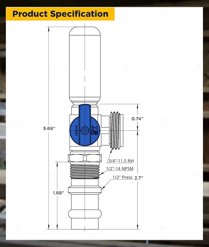 Highcraft 541SI Washing Machine Replacement Valve - Image 2
