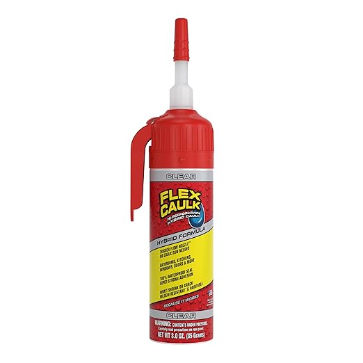 Flex Caulk, Waterproof & Weatherproof Hybrid Polymer Sealant, Baseboards by FlexSealProducts