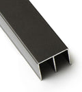 Top Double Channel Track for Bypass & French Sliding Screen Doors, Aluminum | by MetroScreenworks