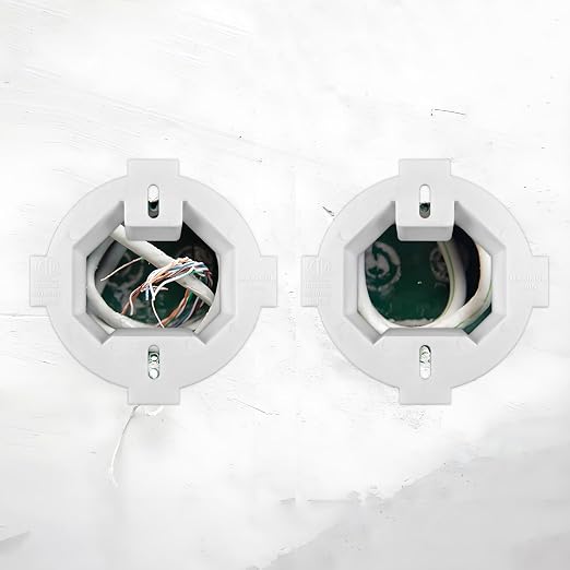 5Pcs Round Electrical Box Extender 1-Gang Plastic Electrical Ceiling Box - Image 7