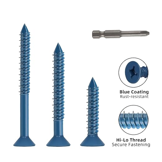 1/4" x 5" Concrete Screws, Brick or Stucco - Image 3