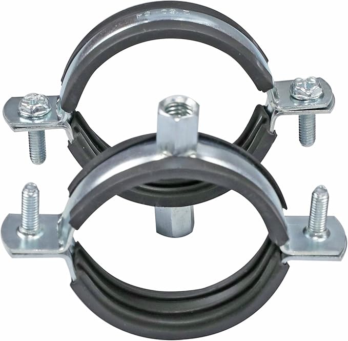AKIHISA 5 PCS Split Ring Pipe Hanger Heavy Duty Adjustable Pipe Bracket Clamp - Image 5