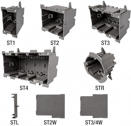 SmarToggle 3.5" Round Ceiling Light Fixture Box – Old Work Electrical Box - Image 4