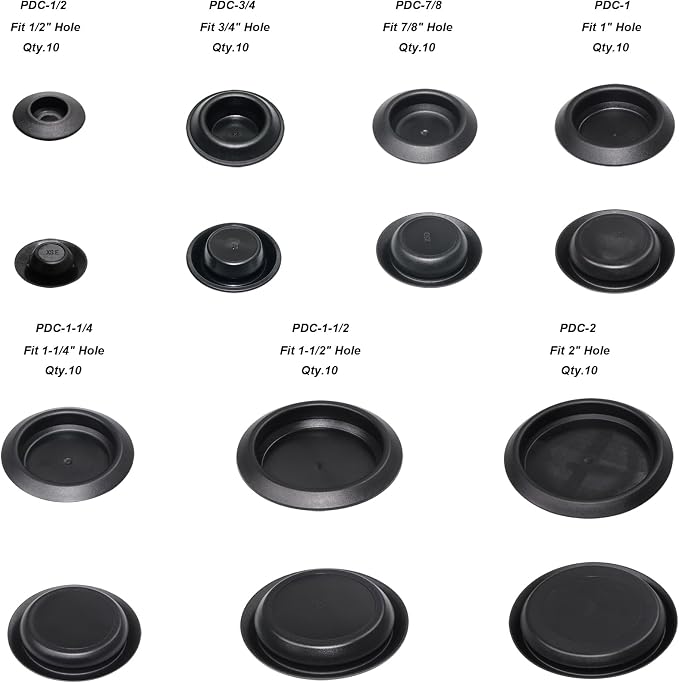 70pcs Plastic Plugs for Round Holes - Image 3