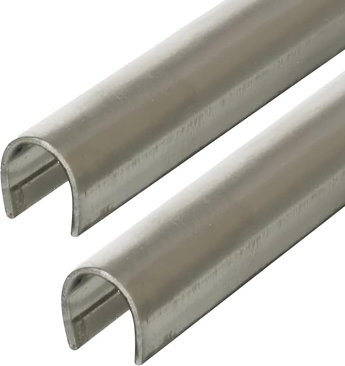 Snap On 1/4" Track Covers for Sliding Patio Glass Doors by WynnHardware