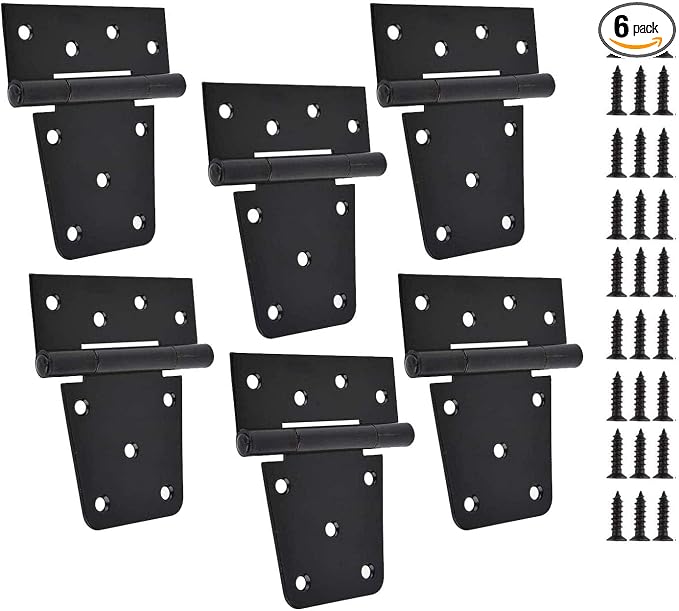 Black Gate Hinges Shed Hinges Heavy Duty Gate Hinges by TamBee