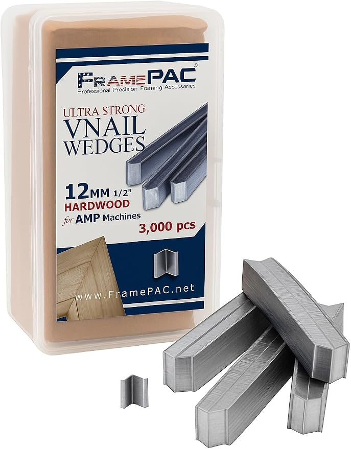 V Nails for Picture Frames Hardwood 12mm - by FramePac