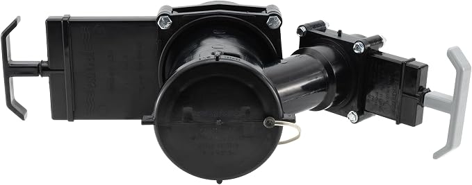 RecPro RV Dual Waste Water Valve | Black and Gray Tanks, ABS Plastic, Made in - Image 2