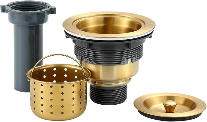3-1/2-inch Kitchen Sink Drain by OUGOO