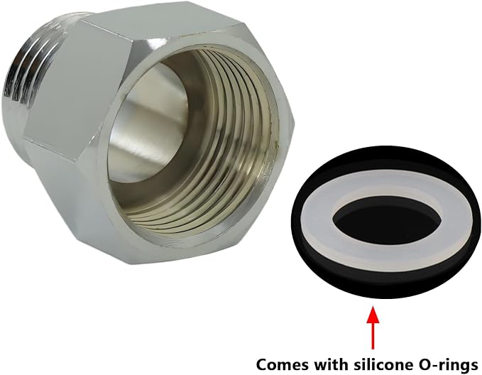 Brass 1/2"x7/8" Male-Female Adapter, 15/16" Splitter | Male-female extension - Image 5