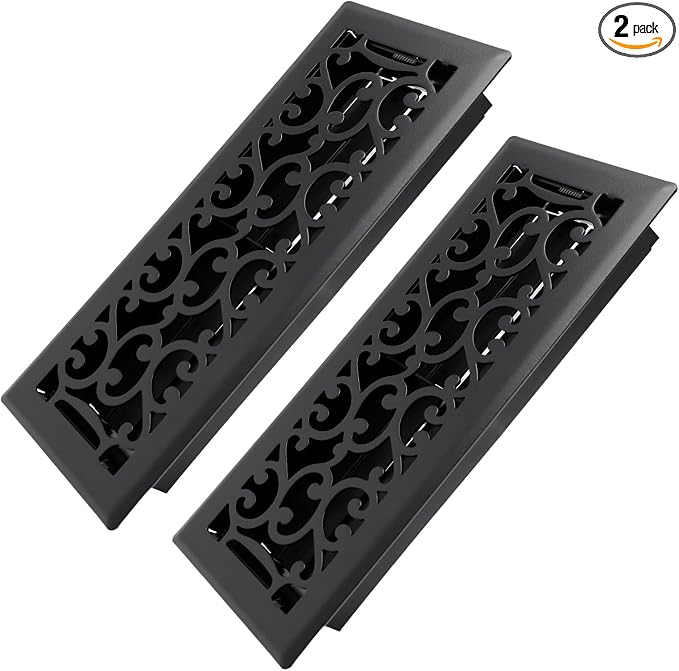 Howeall 4x12 Inches 2 Pack Heavy Duty Walkable Floor Register by Howeall