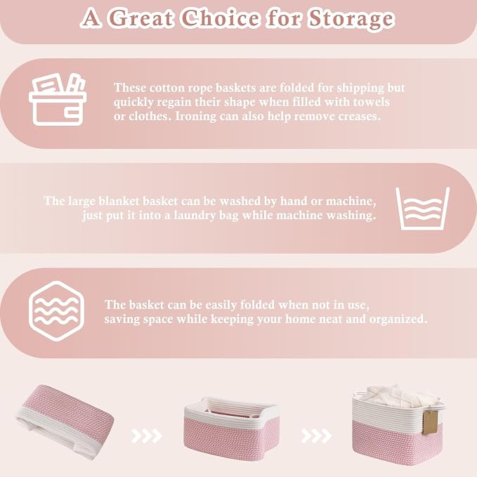 Goodpick Woven Rope Storage Basket - Image 7