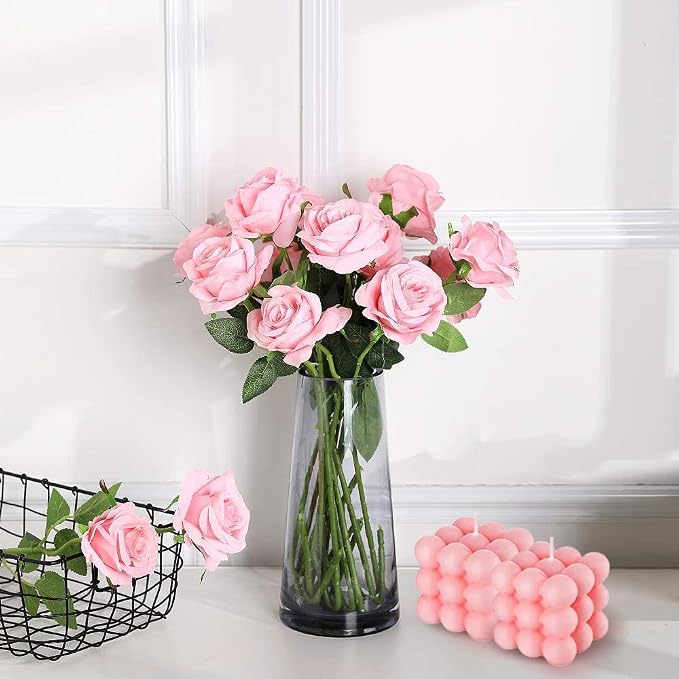 2PCS Pink Bubble Candle Teen Girls Room Decor - Image 3