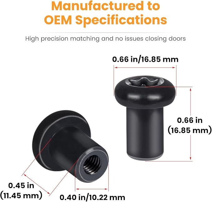 Door Hinge Nuts Replacement Screws - Image 5