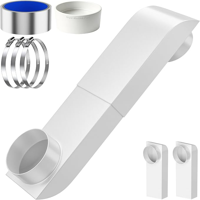 Upgraded Periscope Dryer Vent, 9.5–14.5 Inch Adjustable Low Profile Telescoping by GTACASS