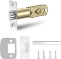 Foxgard Adjustable Deadlatch 2-3/8'' or 2-3/4'', Smart Door Knob Replacement by Foxgard