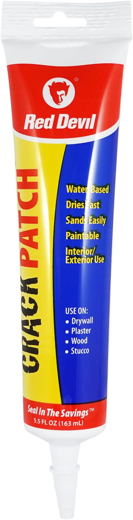 Red Devil 0805 Crack Patch Premium Acrylic Spackling, 5.5 Oz. Squeeze Tube by RedDevil