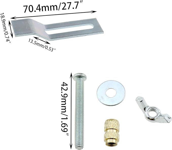 DGZZI 4PCS Undercounter Basin Clip Undermount Sink Mounting Bracket Kitchen - Image 2