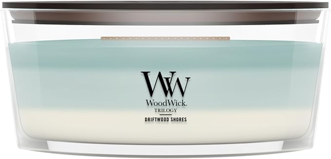 Woodwick Driftwood Shores Ellipse Trilogy Candle by WoodWick
