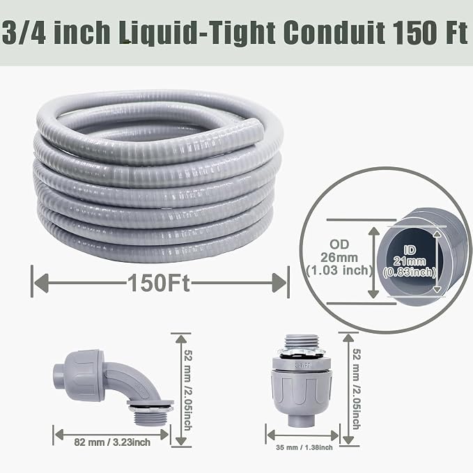 Liquid-Tight Conduit and Connector Kit - Image 2