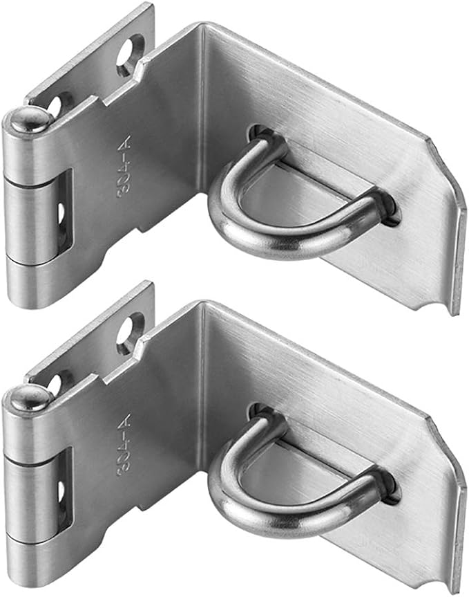 JQK Door Hasp Latch 90 Degree, Stainless Steel Safety Angle Locking Latch by Homeimprovement