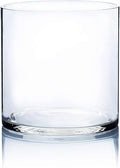 WGV Cylinder Vase, Width 7", Height 7", Floral Container, Planter Terrarium by WGVInternational-OpusGlassware