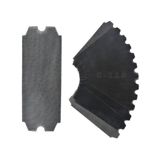 SCOTTCHEN Drywall Sanding Screen Mesh Sheet 4-3/16" x 11-1/4" Grit #320-12pcs by SCOTTCHEN