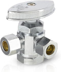 1PCS EFIELD Dual Compression Outlet Multi-Turn FIP Angle Stop Valve | 1/2" Fip by EFIELDPEXTUBING