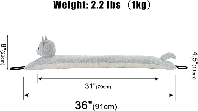 Under Door Draft Stopper Decorative Wind Stopper 36 inch - Image 2