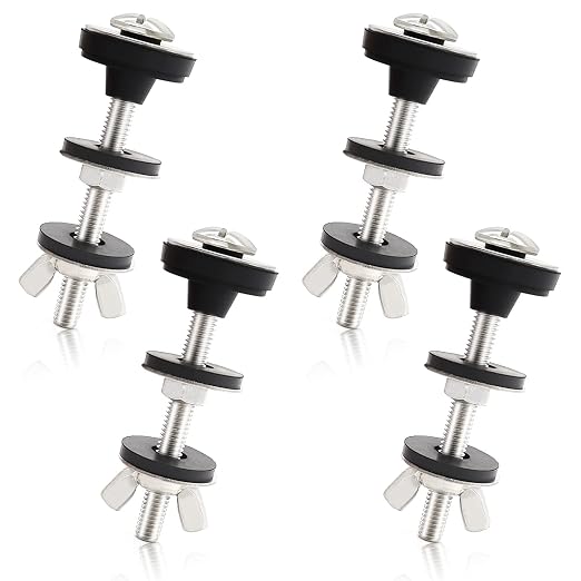 Universal Toilet Tank to Bowl Bolts Kit, Heavy Duty Toilet Bolts, Waterproof by LOVPPY