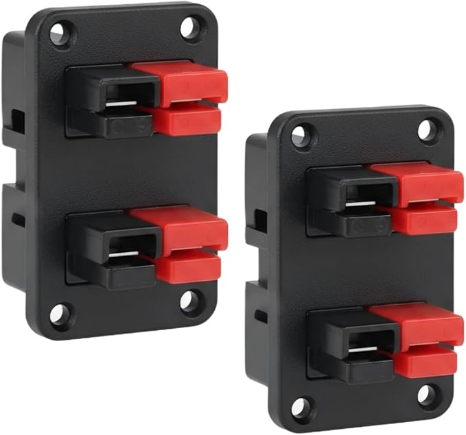 2Pcs Plug Mounting Panel, 45A 600V Mounting Bracket Panel Plug, Quick by MOONDKIST