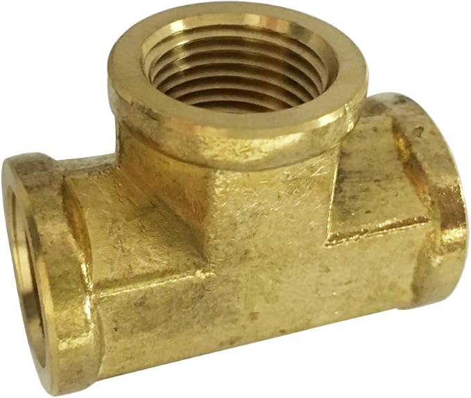 Brass Pipe Fittings, NPT Tee, Hex Head, Hex Nipple, Hex Coupling, 90 Degree - Image 8